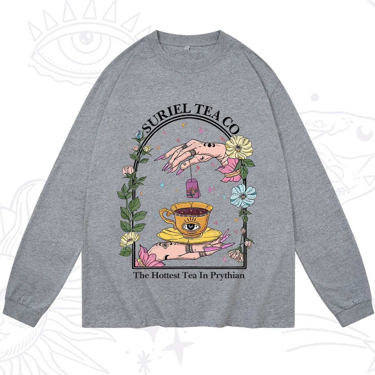 Purplehecate The Hottest Tea in Prythian Long Sleeve T-Shirt