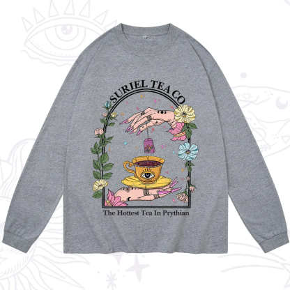 Purplehecate The Hottest Tea in Prythian Long Sleeve T-Shirt