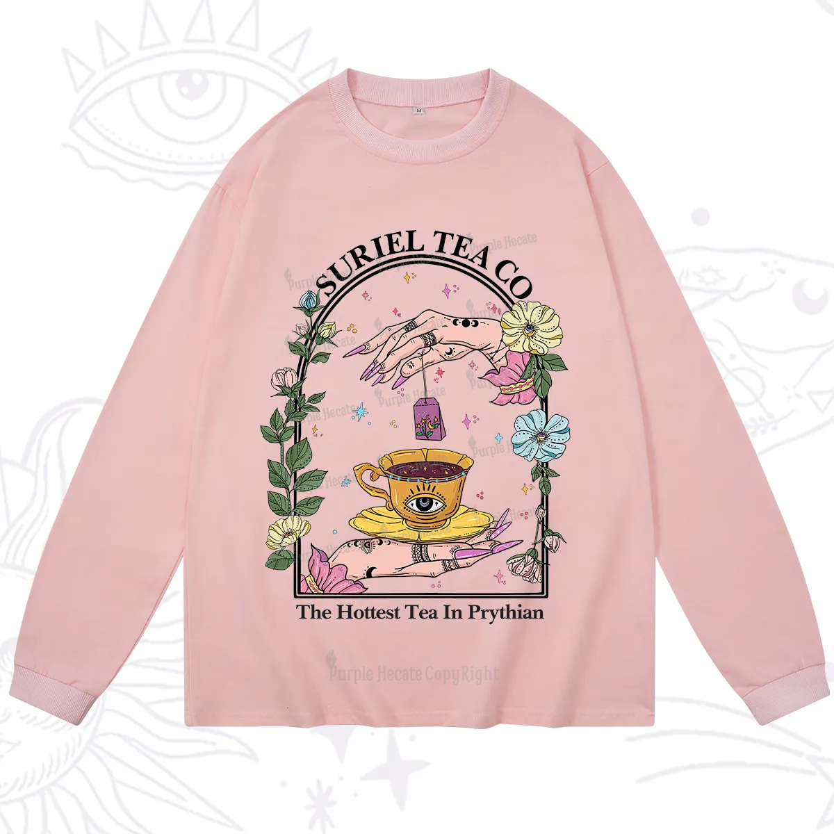 Purplehecate The Hottest Tea in Prythian Long Sleeve T-Shirt