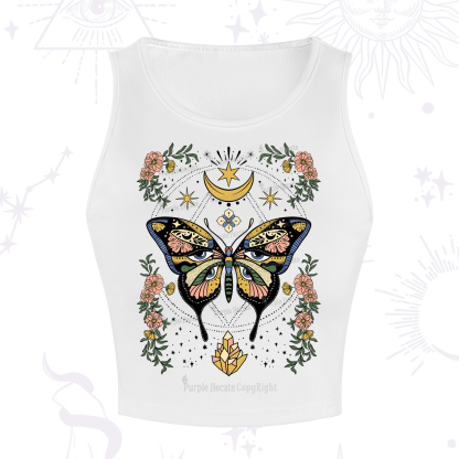 Purplehecate I Am Opening Crop Tank