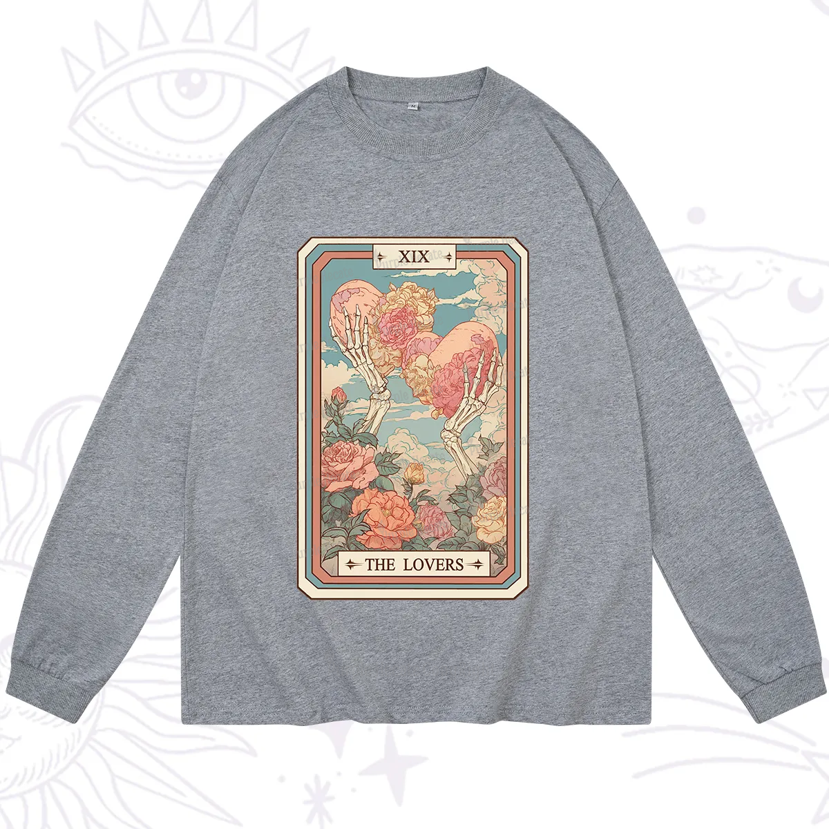 Purplehecate The Lovers Undying Heart Tarot Long Sleeve T-Shirt