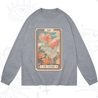 Purplehecate The Lovers Undying Heart Tarot Long Sleeve T-Shirt