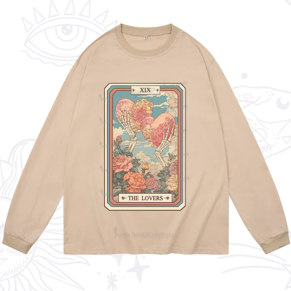 Purplehecate The Lovers Undying Heart Tarot Long Sleeve T-Shirt
