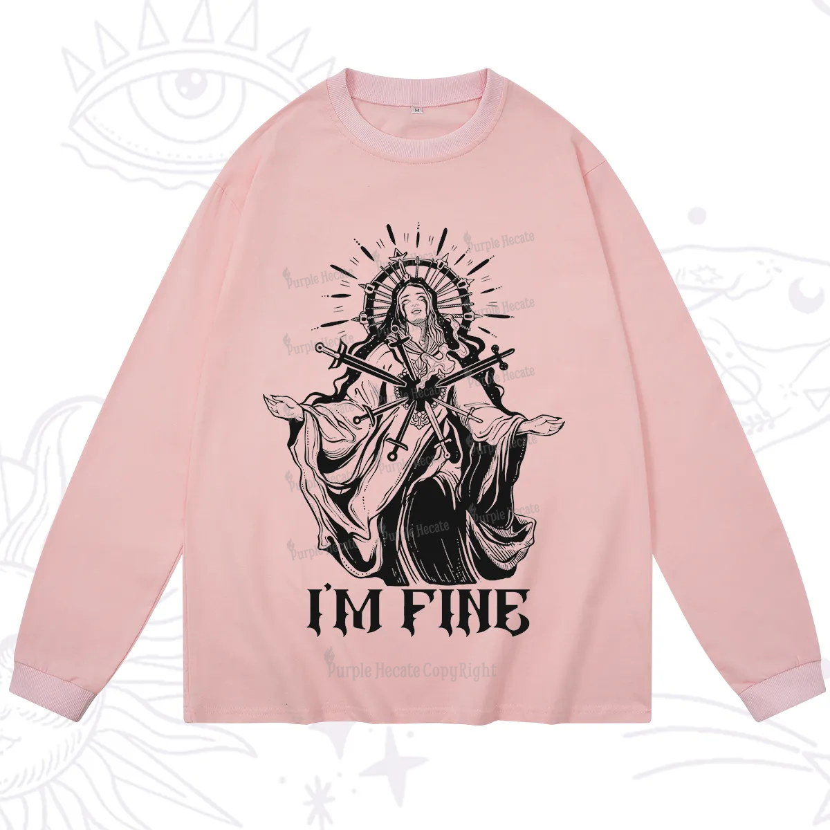 Purplehecate I'm Fine Long Sleeve T-Shirt