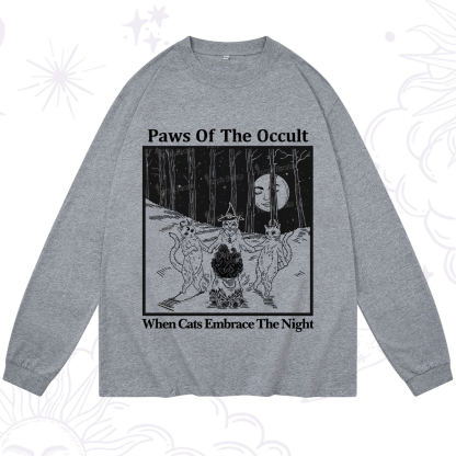 Purplehecate Witchy Cats Long Sleeve T-Shirt