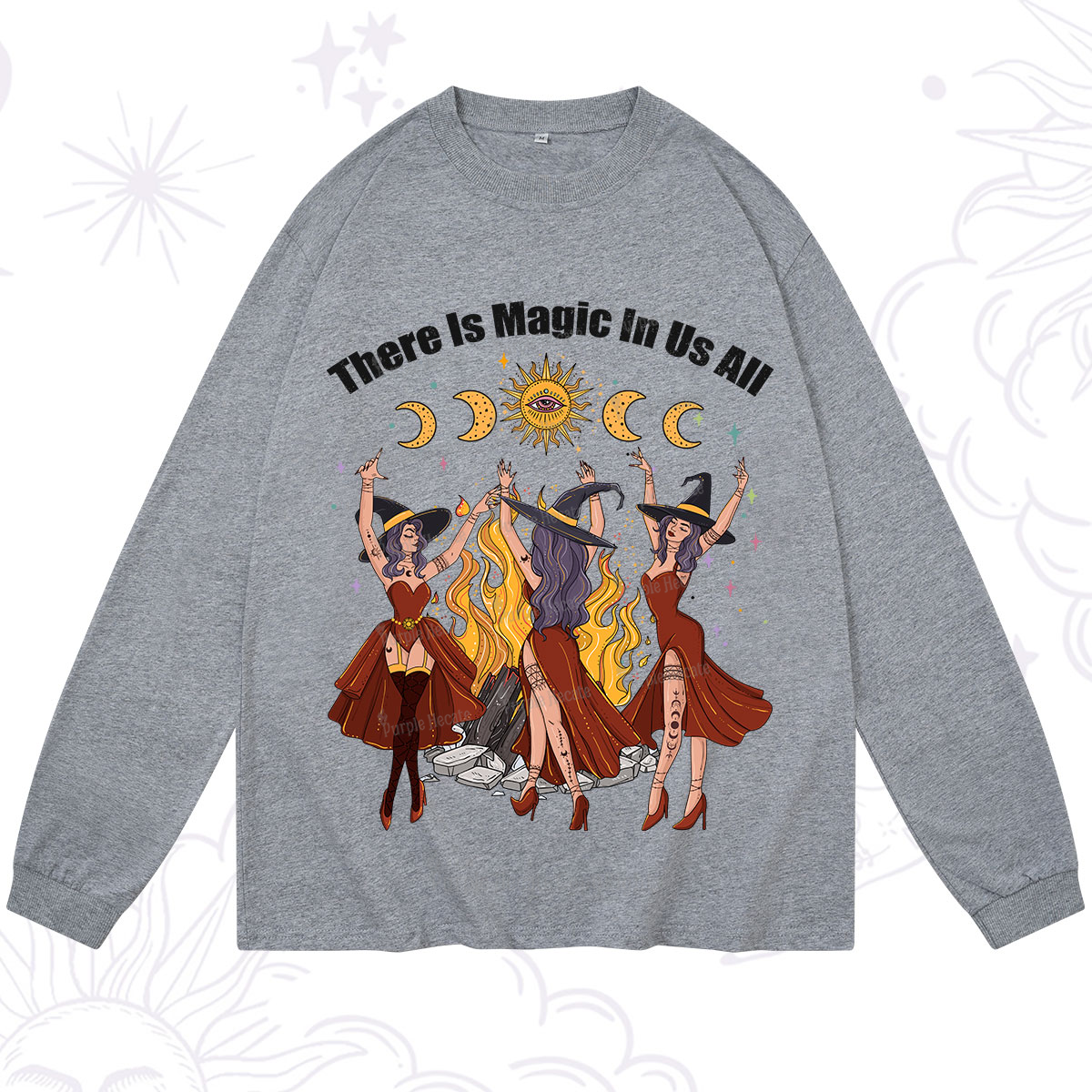 Purplehecate There Is Magic In Us All Long Sleeve T-Shirt