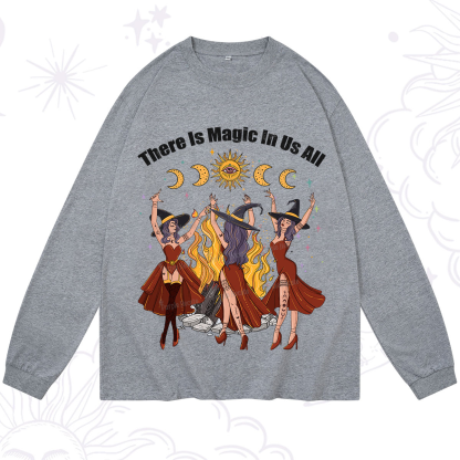 Purplehecate There Is Magic In Us All Long Sleeve T-Shirt