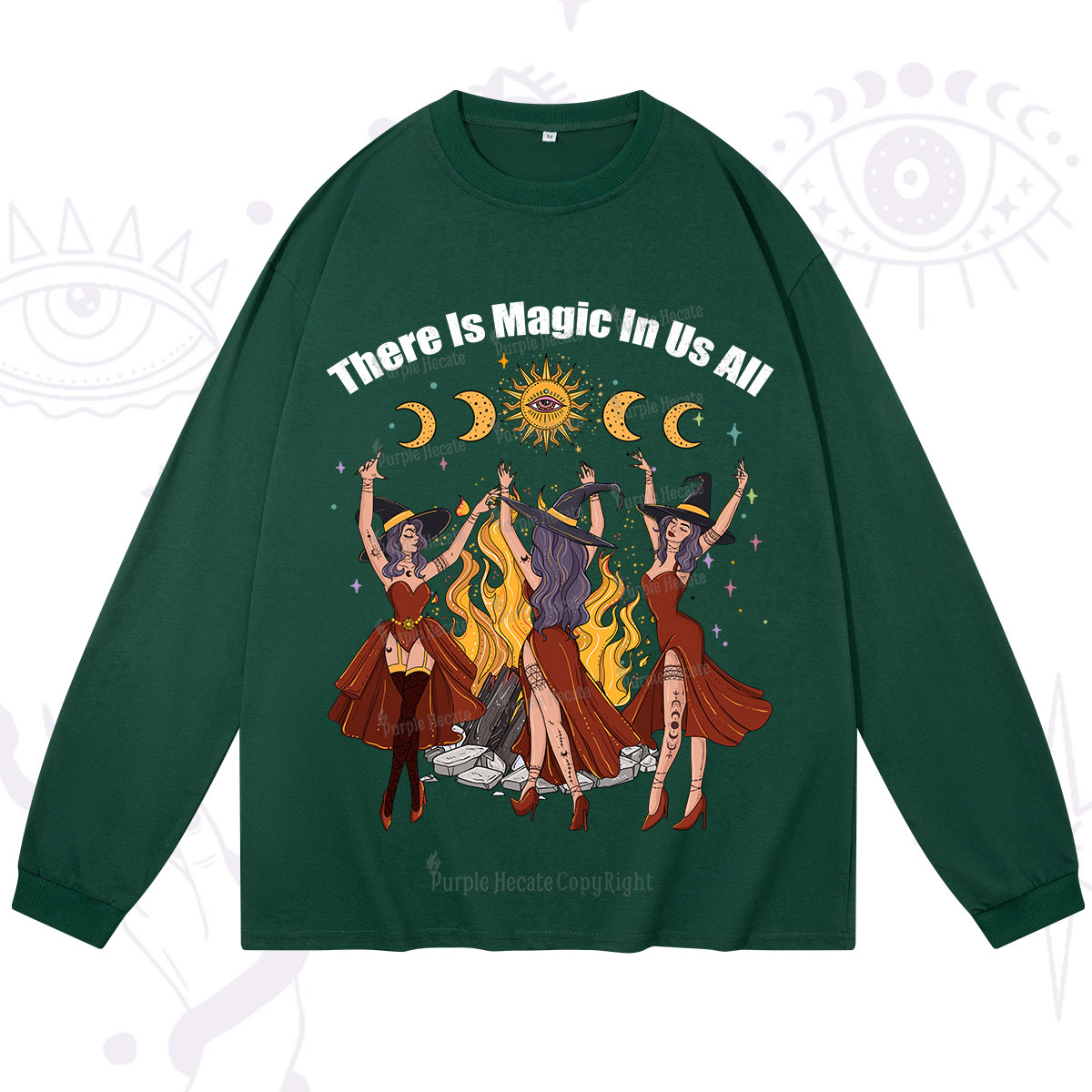 Purplehecate There Is Magic In Us All Long Sleeve T-Shirt