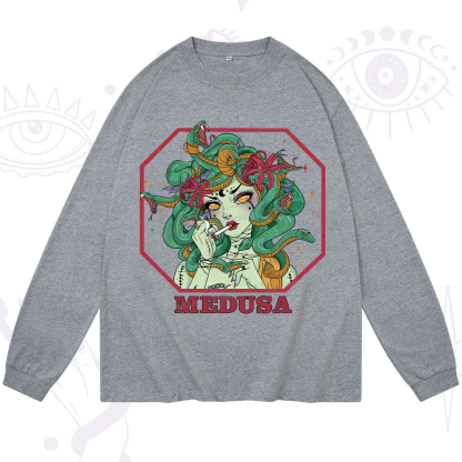 Purplehecate The Greek Goddess Medusa Long Sleeve T-Shirt