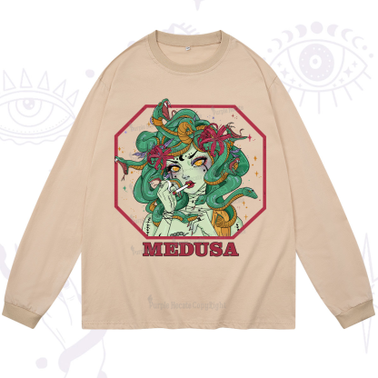 Purplehecate The Greek Goddess Medusa Long Sleeve T-Shirt