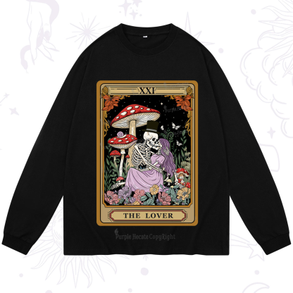 Purplehecate The Vintage Lover Tarot Long Sleeve T-Shirt