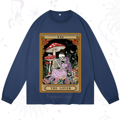 Purplehecate The Vintage Lover Tarot Long Sleeve T-Shirt