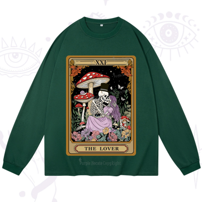 Purplehecate The Vintage Lover Tarot Long Sleeve T-Shirt