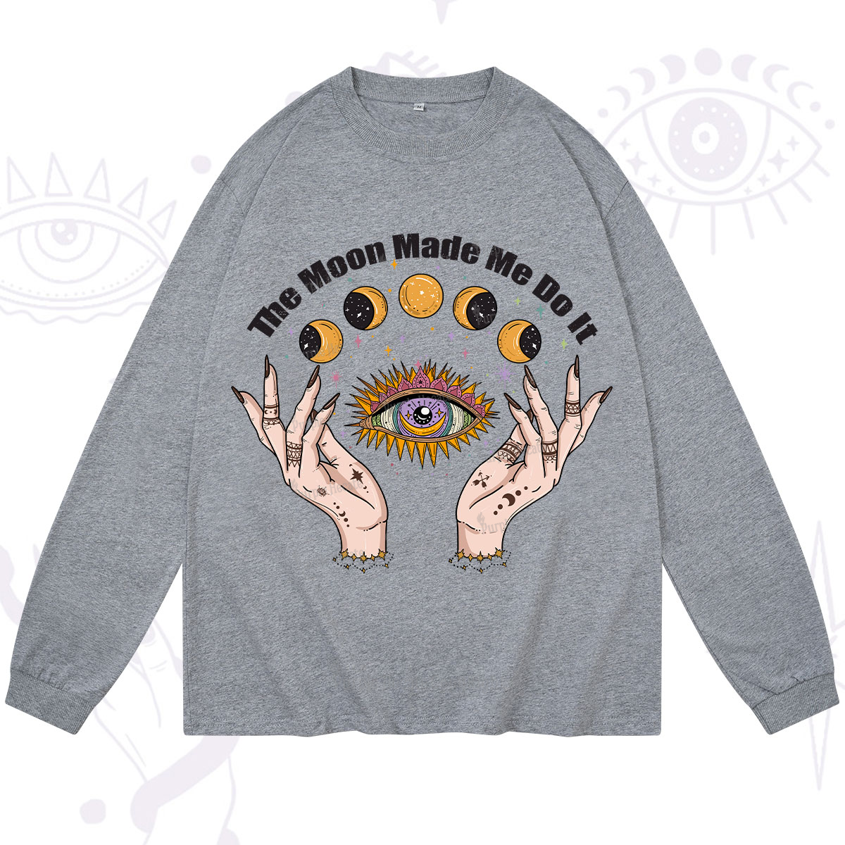 Purplehecate The Moon Made Me Do It Long Sleeve T-Shirt