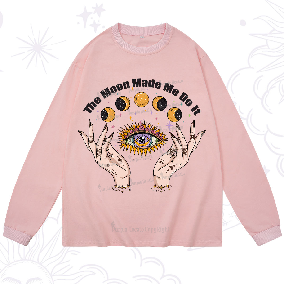 Purplehecate The Moon Made Me Do It Long Sleeve T-Shirt