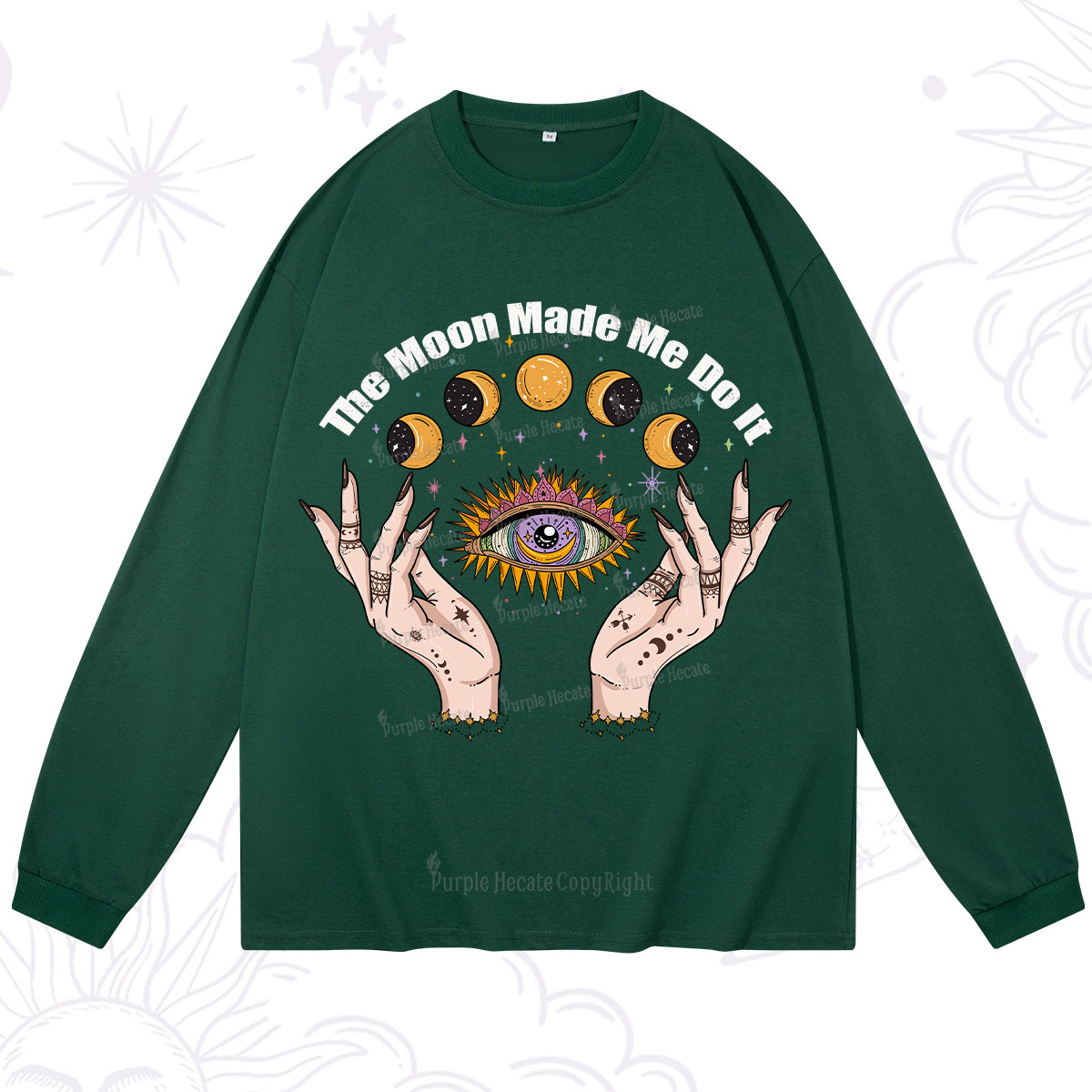 Purplehecate The Moon Made Me Do It Long Sleeve T-Shirt