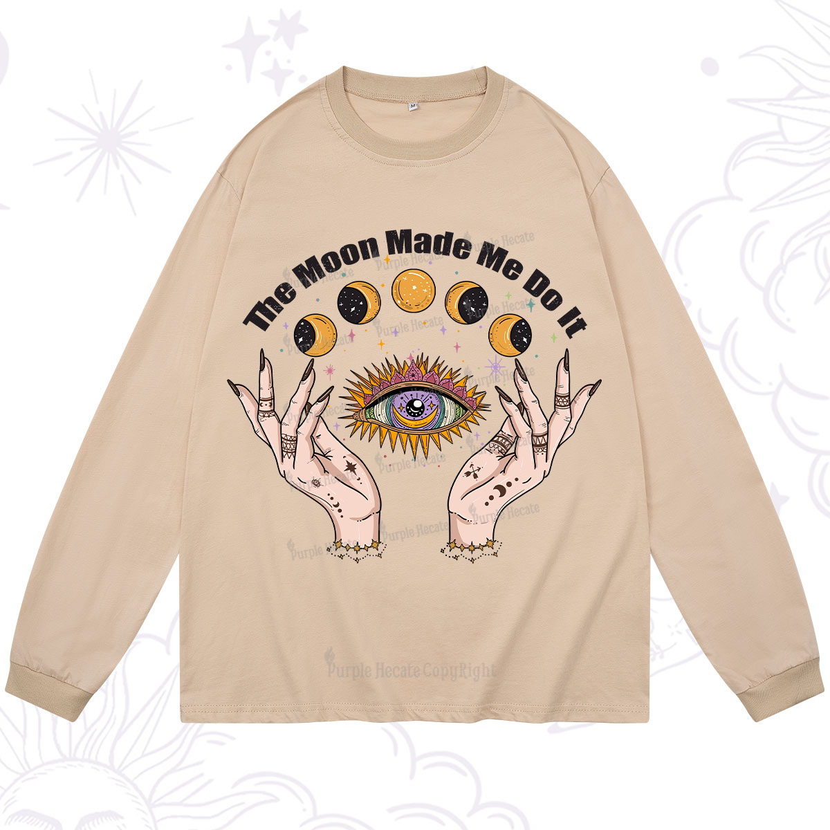 Purplehecate The Moon Made Me Do It Long Sleeve T-Shirt