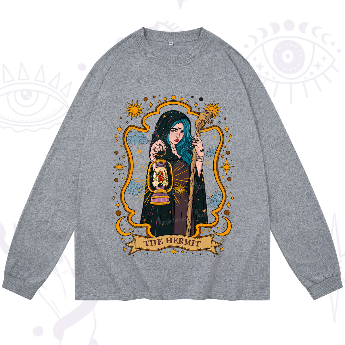 Purplehecate The Hermit Goddess Long Sleeve T-Shirt