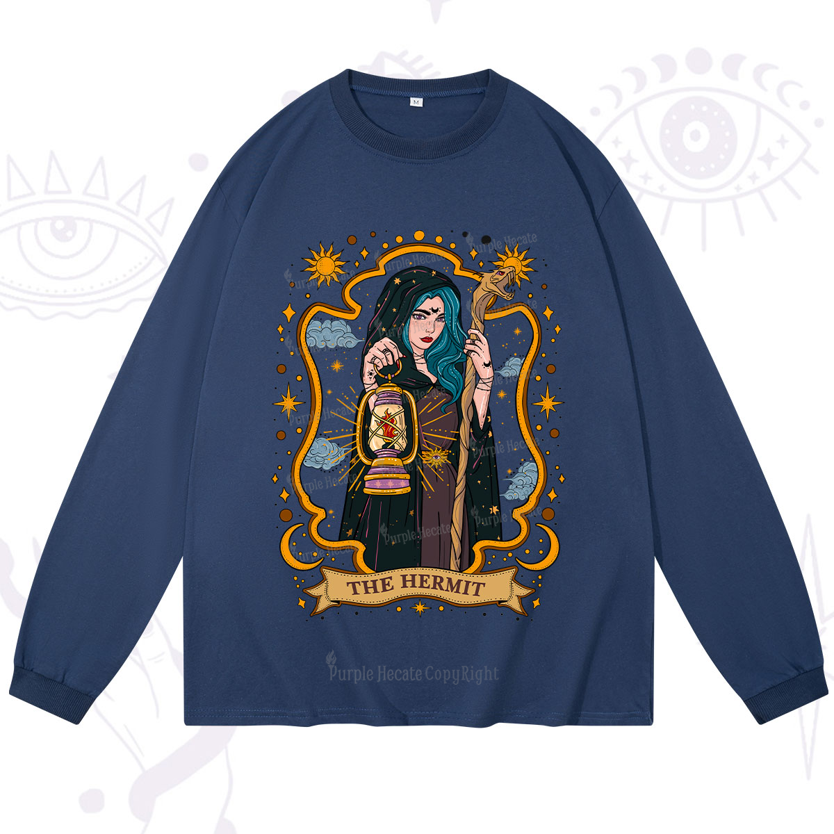 Purplehecate The Hermit Goddess Long Sleeve T-Shirt