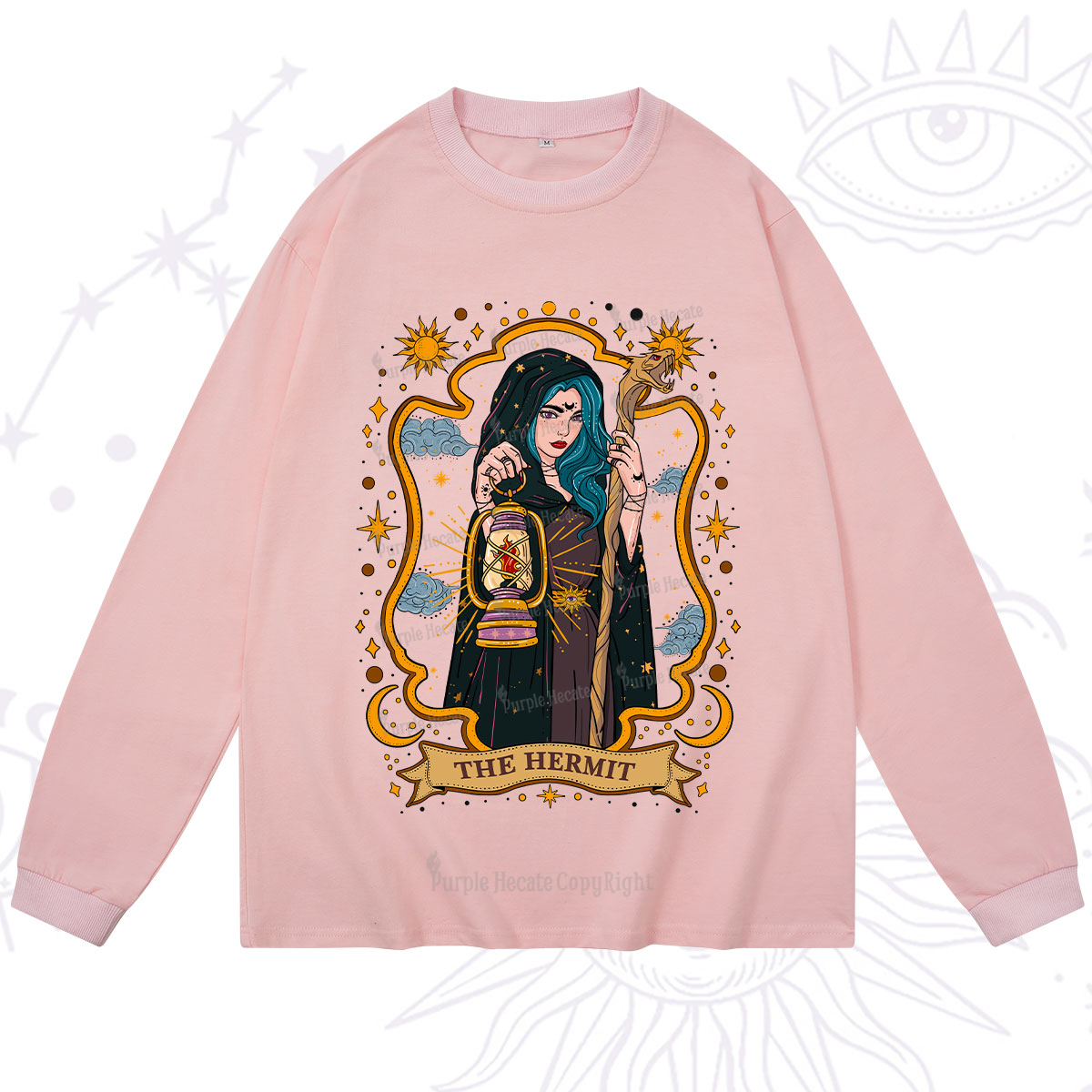 Purplehecate The Hermit Goddess Long Sleeve T-Shirt