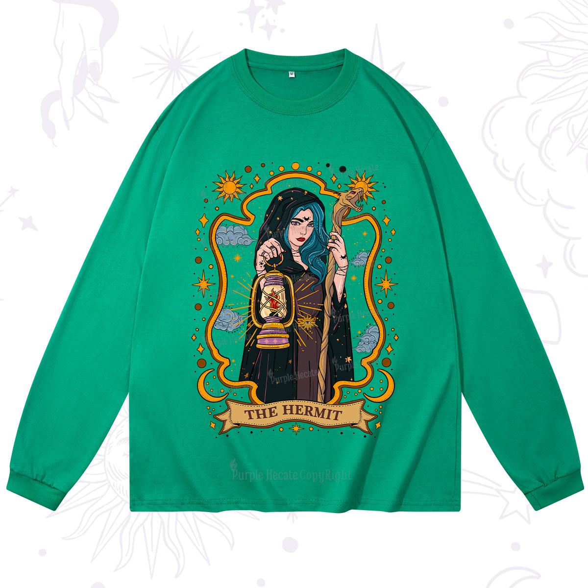 Purplehecate The Hermit Goddess Long Sleeve T-Shirt
