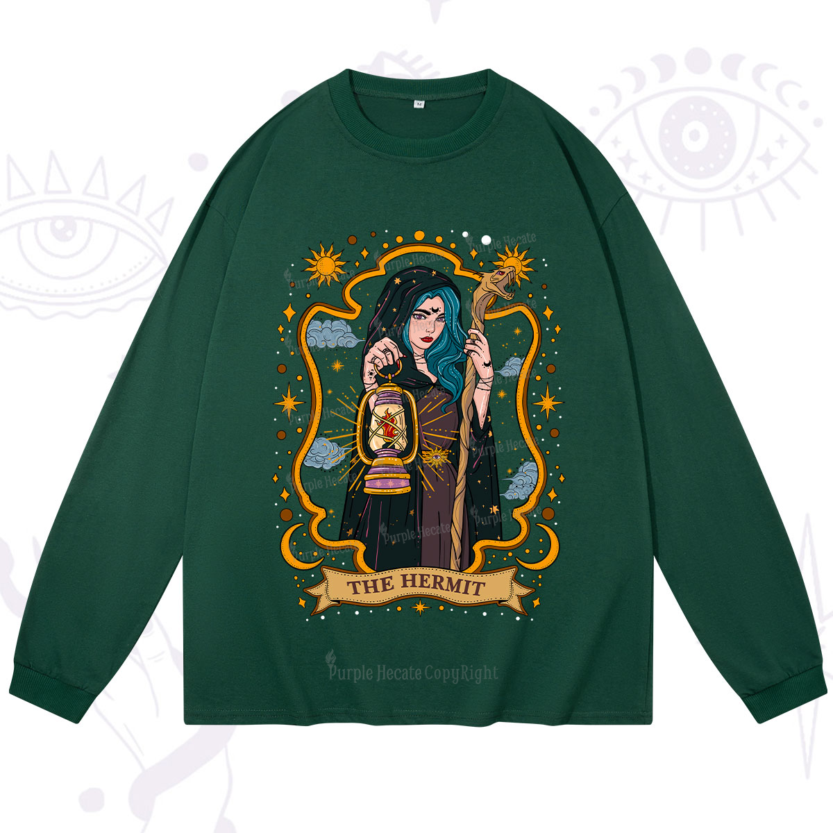 Purplehecate The Hermit Goddess Long Sleeve T-Shirt