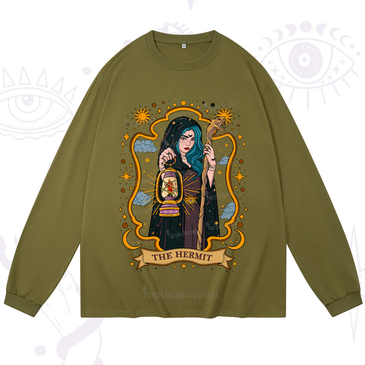 Purplehecate The Hermit Goddess Long Sleeve T-Shirt