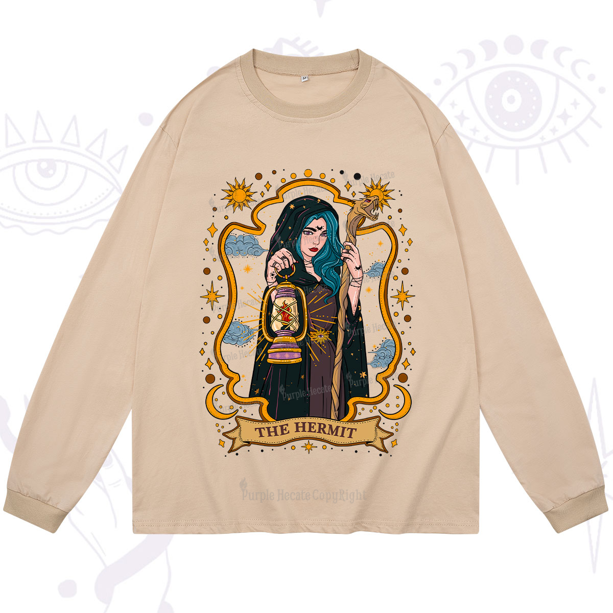 Purplehecate The Hermit Goddess Long Sleeve T-Shirt