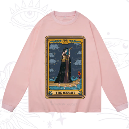 Purplehecate The Hermit Goddess Tarot Long Sleeve T-Shirt