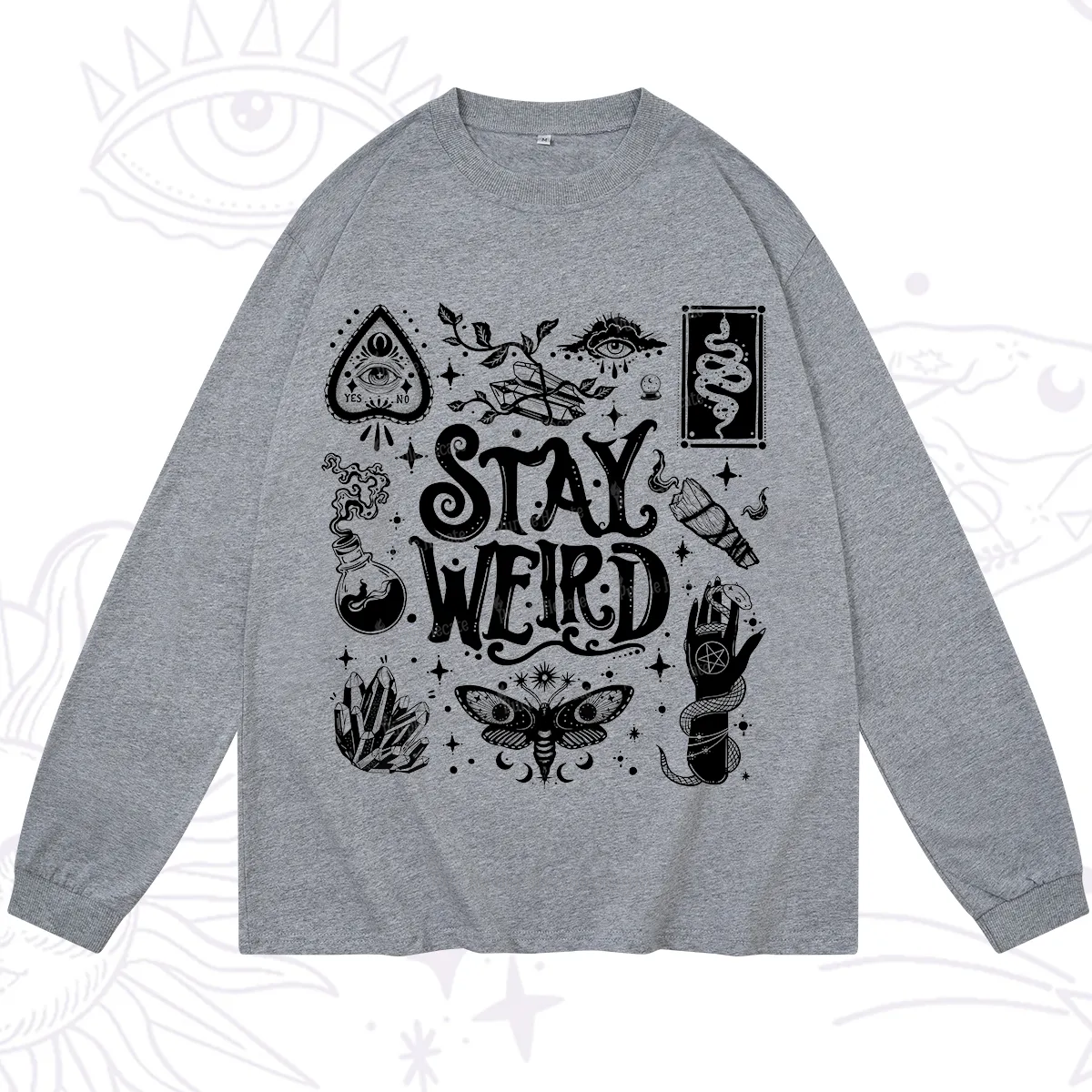 Purplehecate Stay Weird and Witchy Long Sleeve T-Shirt