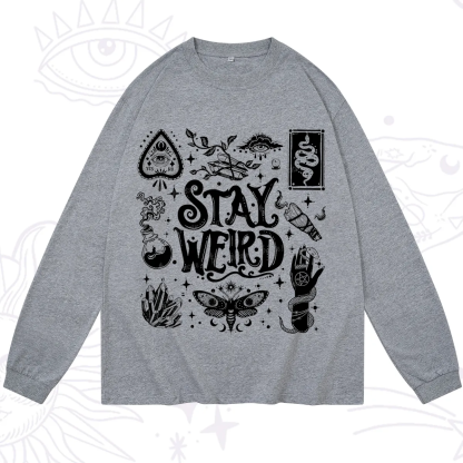 Purplehecate Stay Weird and Witchy Long Sleeve T-Shirt