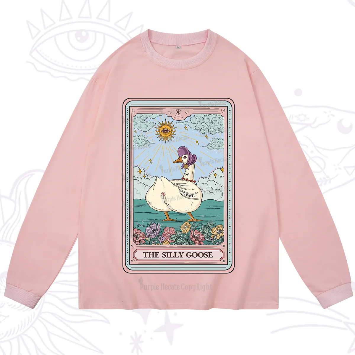 Purplehecate The Silly Goose Tarot Long Sleeve T-Shirt