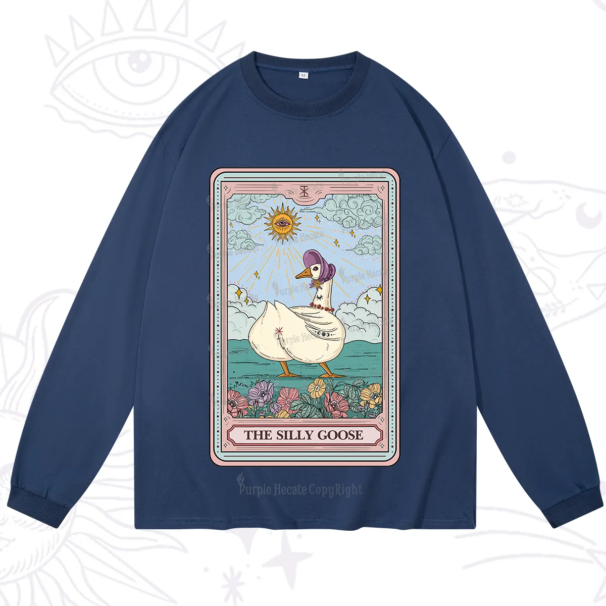 Purplehecate The Silly Goose Tarot Long Sleeve T-Shirt