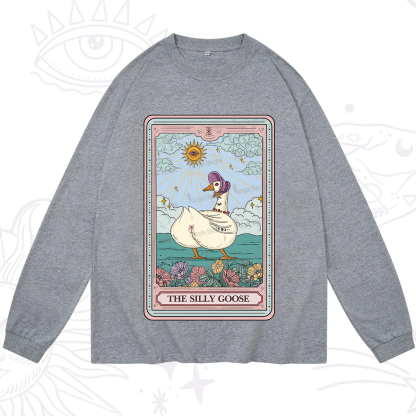 Purplehecate The Silly Goose Tarot Long Sleeve T-Shirt