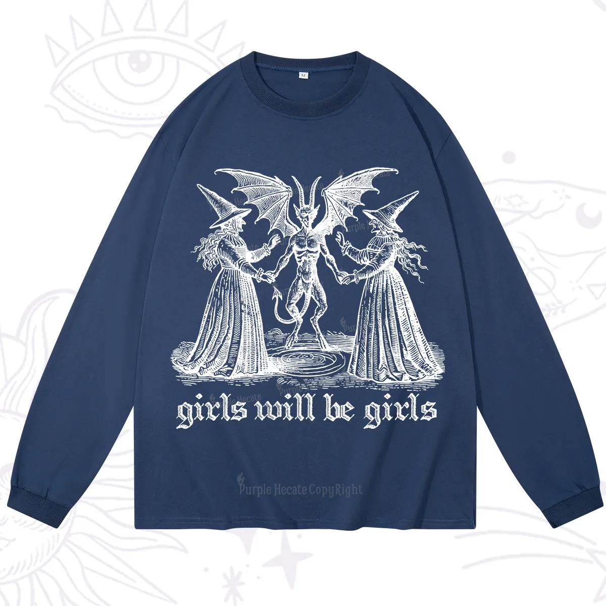 Purplehecate Witch Girls Will Be Girls Long Sleeve T-Shirt