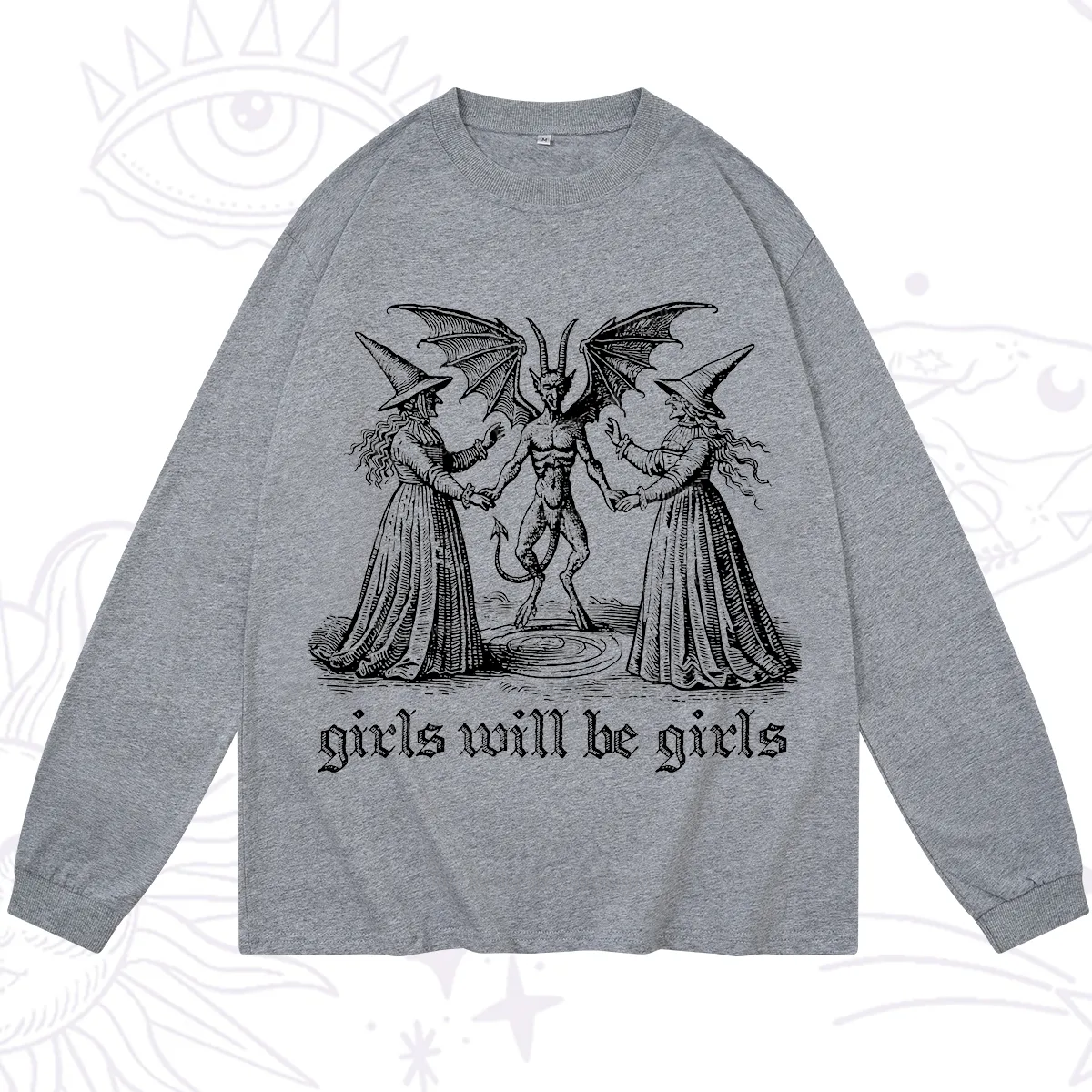 Purplehecate Witch Girls Will Be Girls Long Sleeve T-Shirt