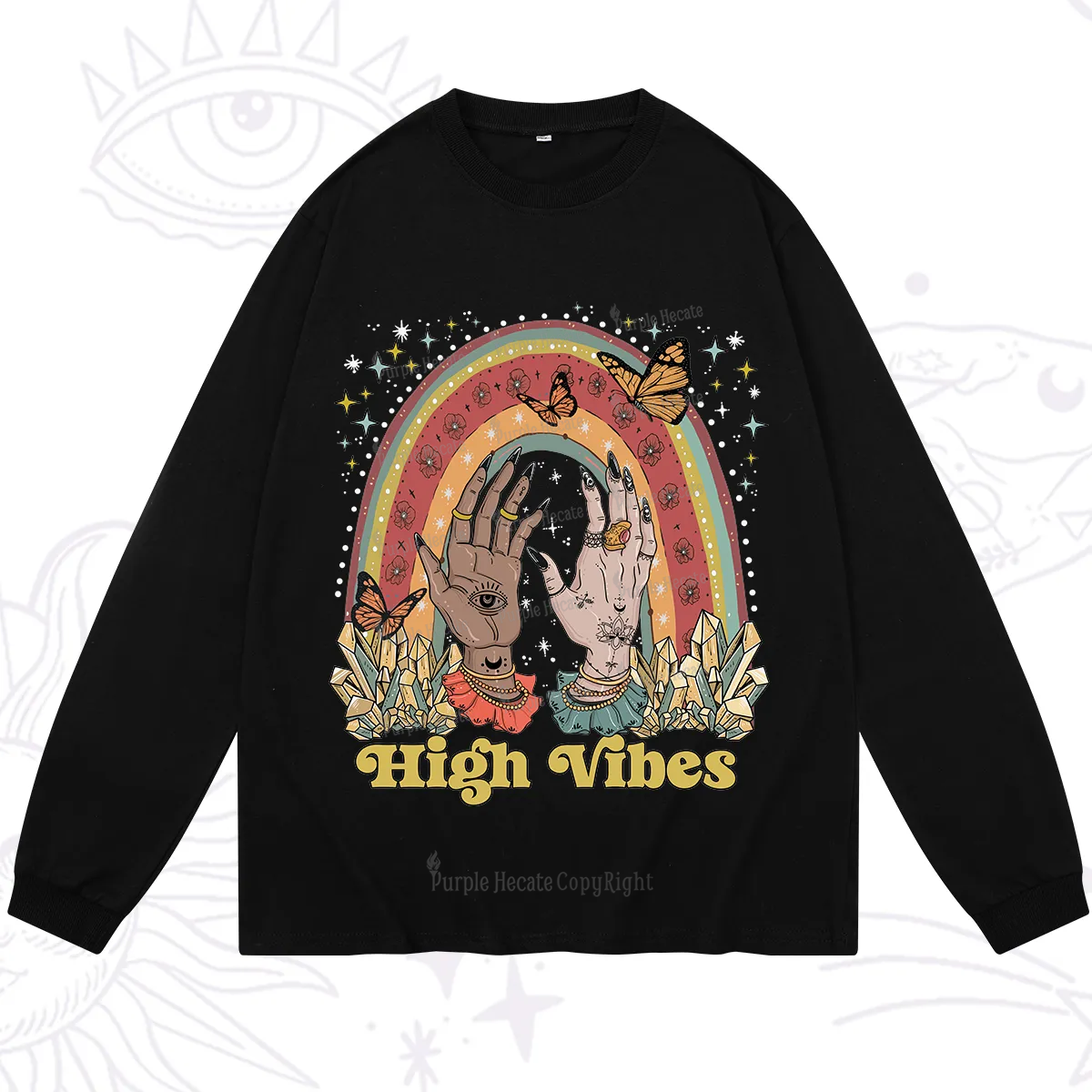 Purplehecate High Vibes Long Sleeve T-Shirt