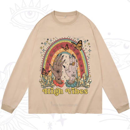 Purplehecate High Vibes Long Sleeve T-Shirt
