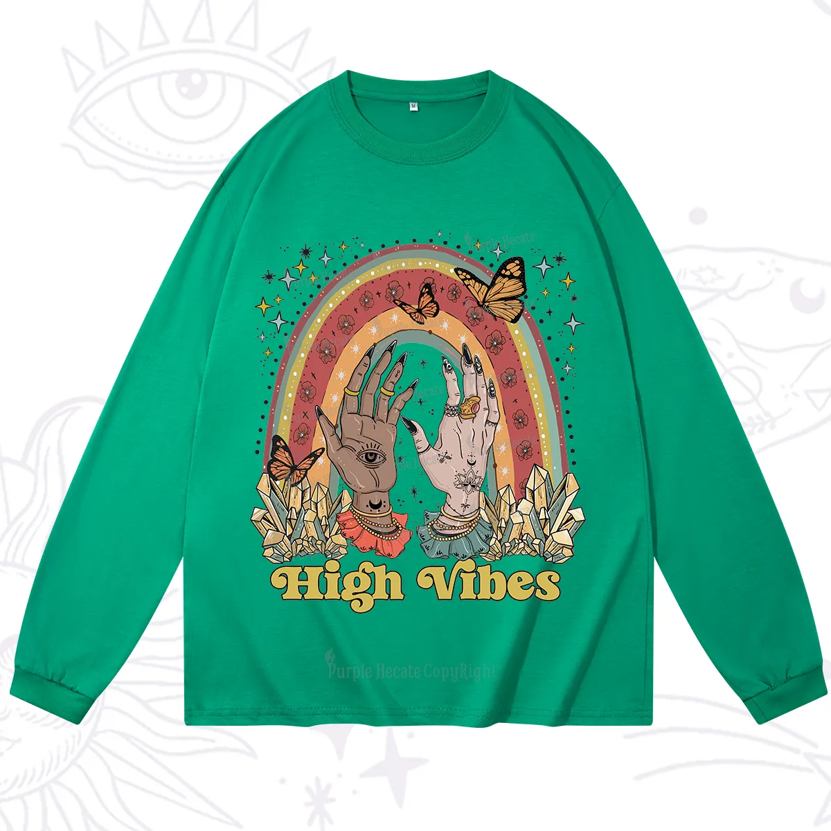 Purplehecate High Vibes Long Sleeve T-Shirt