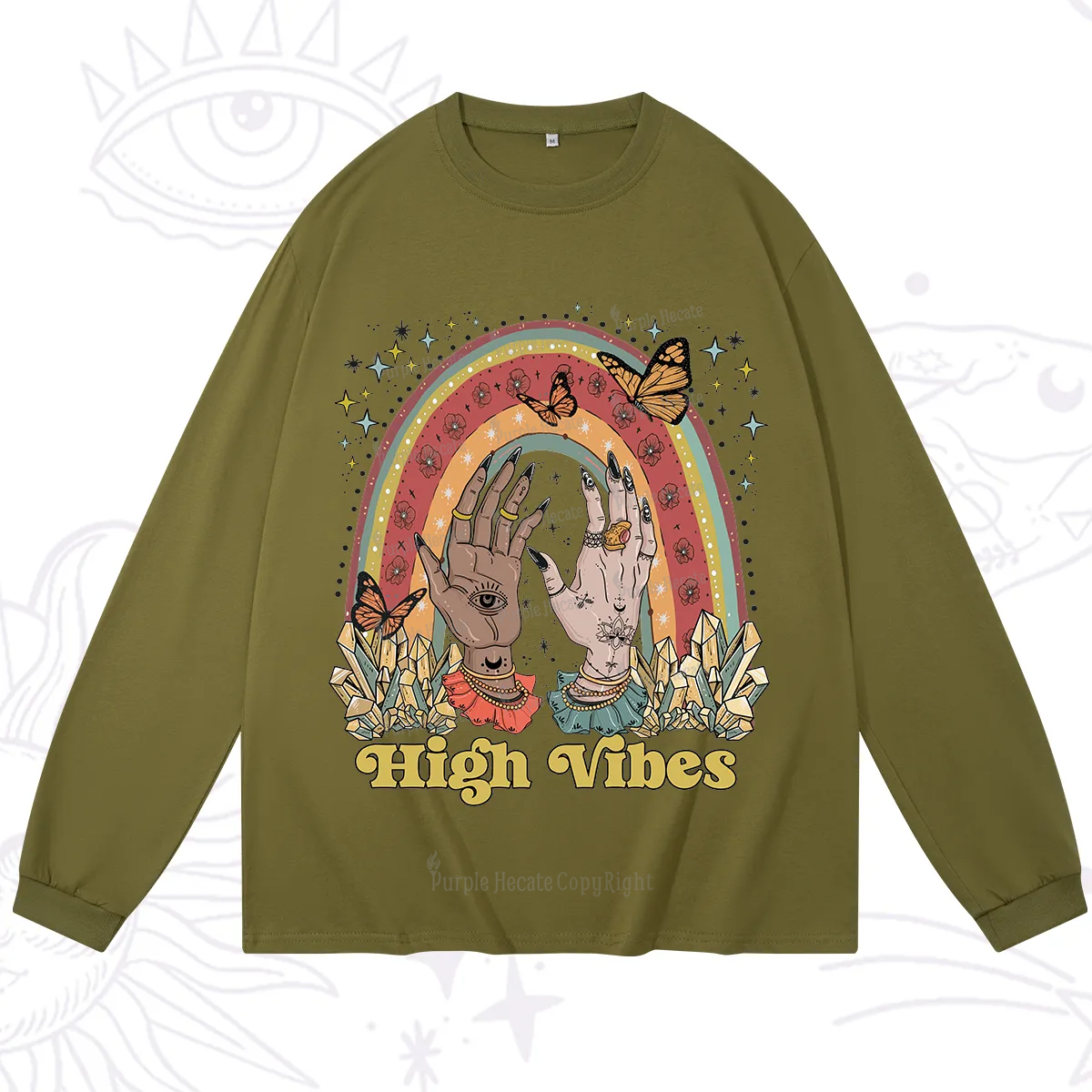 Purplehecate High Vibes Long Sleeve T-Shirt