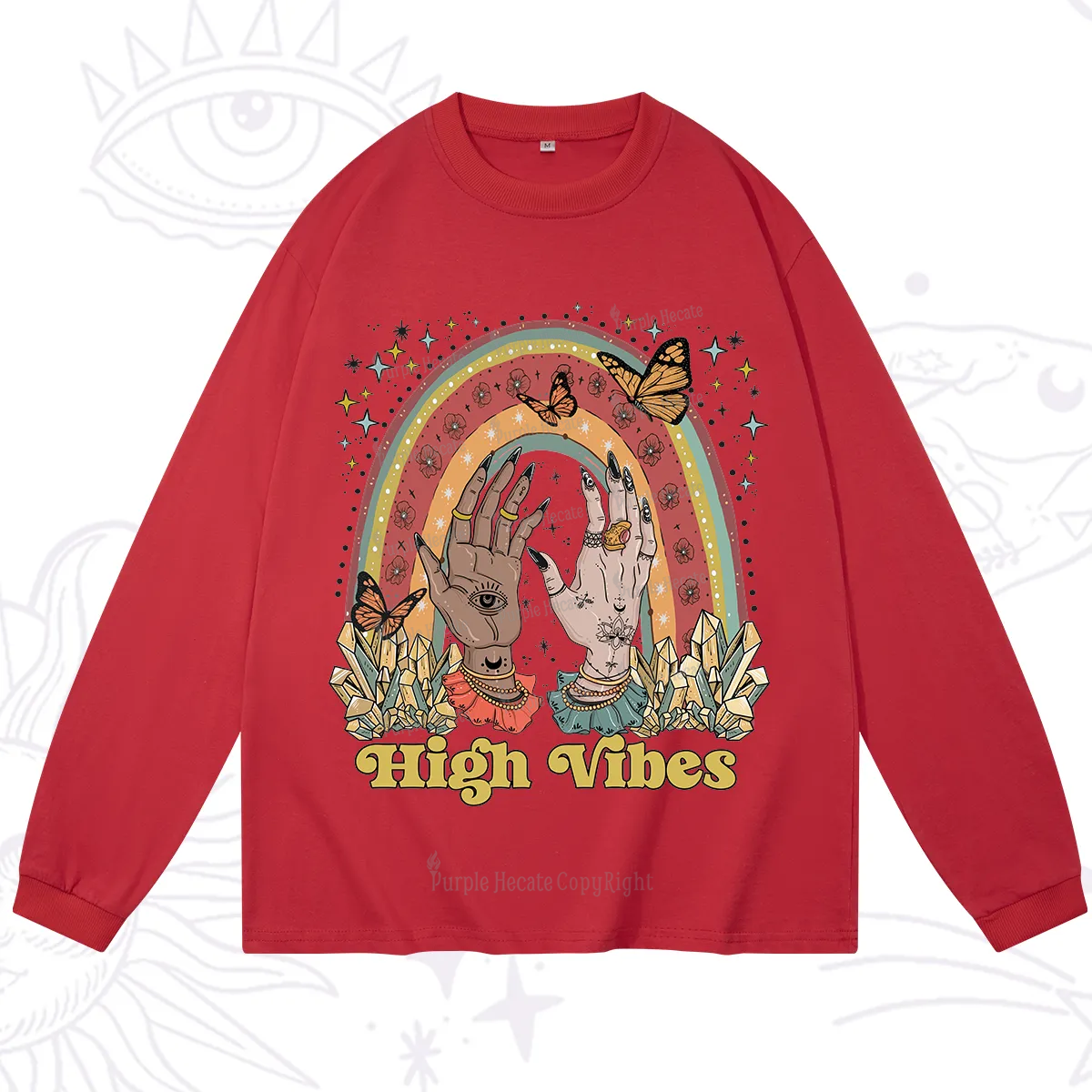 Purplehecate High Vibes Long Sleeve T-Shirt
