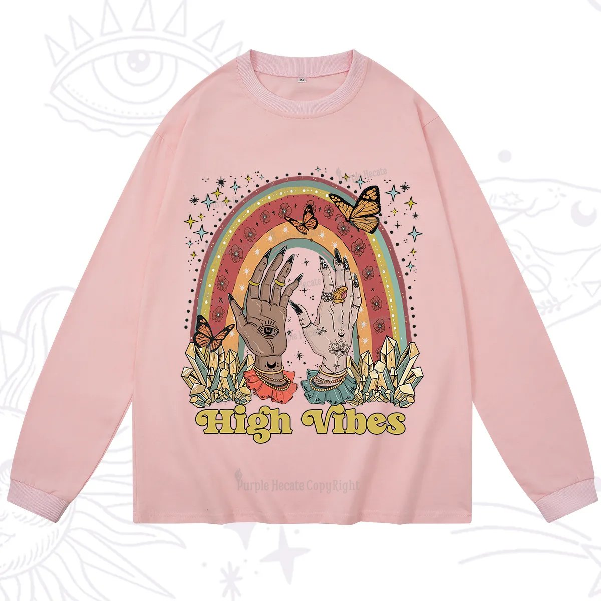 Purplehecate High Vibes Long Sleeve T-Shirt