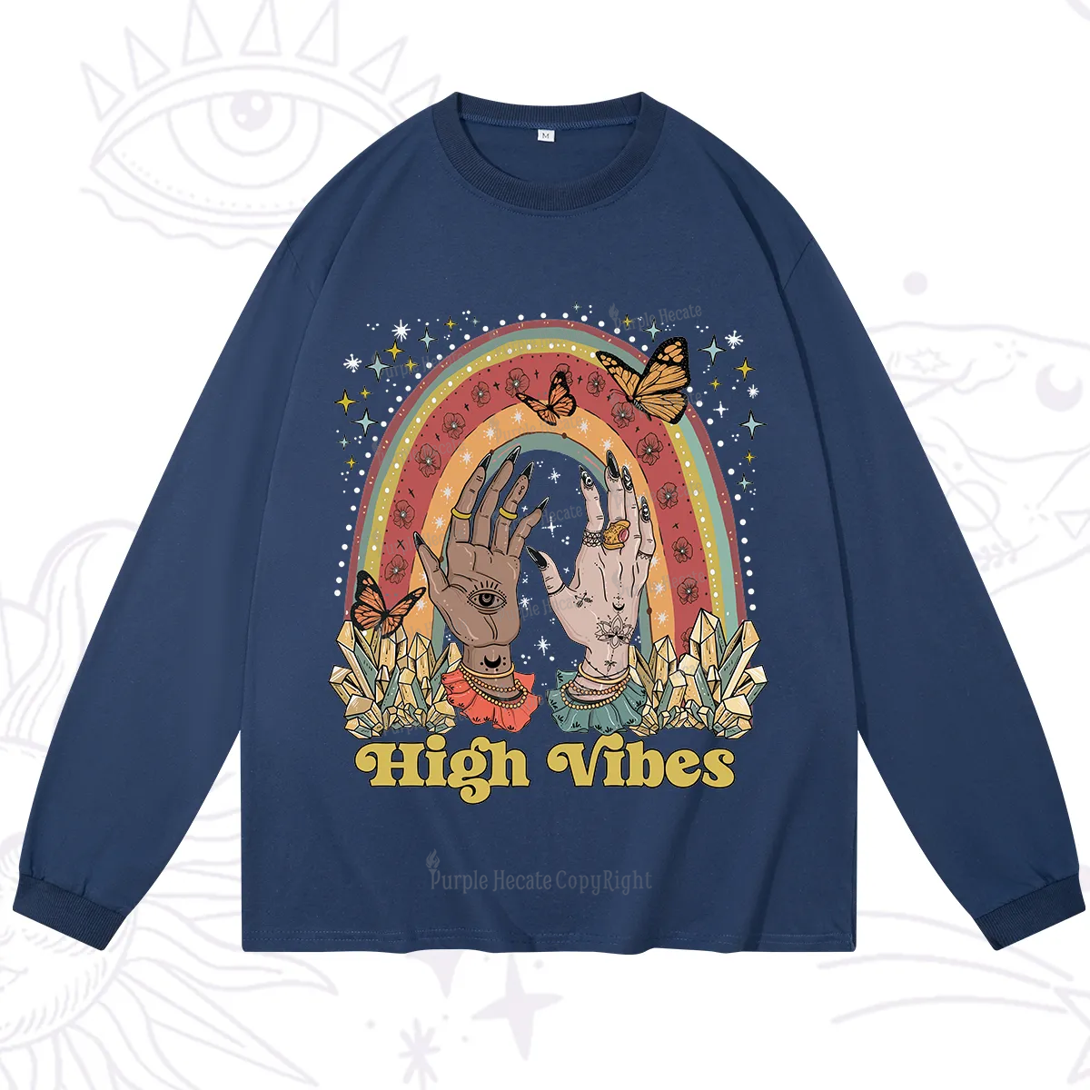 Purplehecate High Vibes Long Sleeve T-Shirt