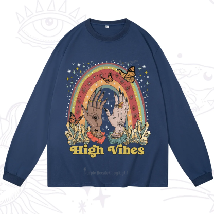 Purplehecate High Vibes Long Sleeve T-Shirt