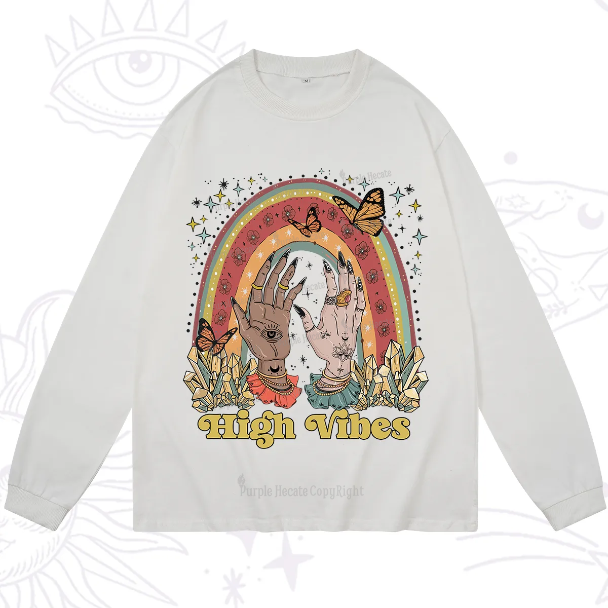 Purplehecate High Vibes Long Sleeve T-Shirt