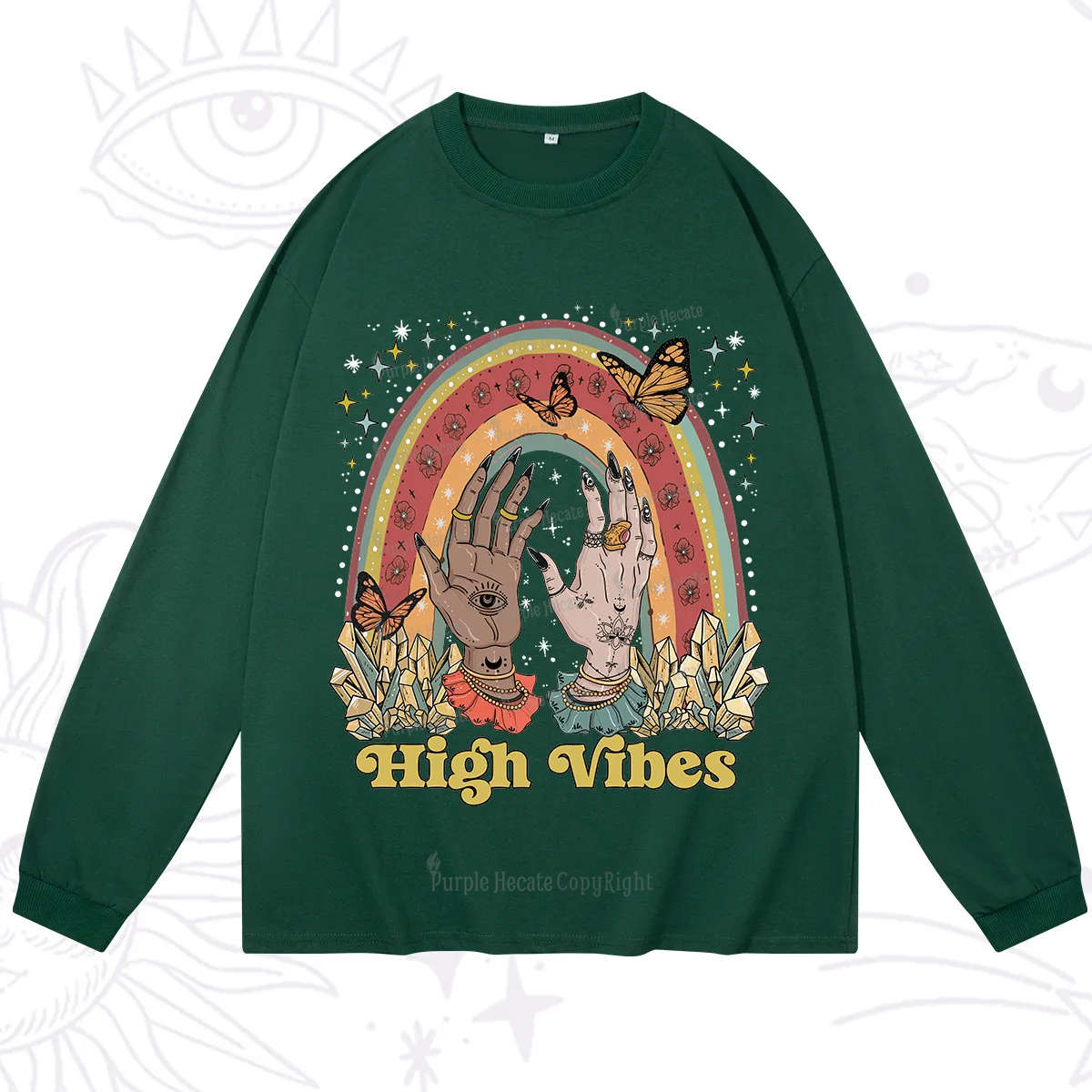 Purplehecate High Vibes Long Sleeve T-Shirt