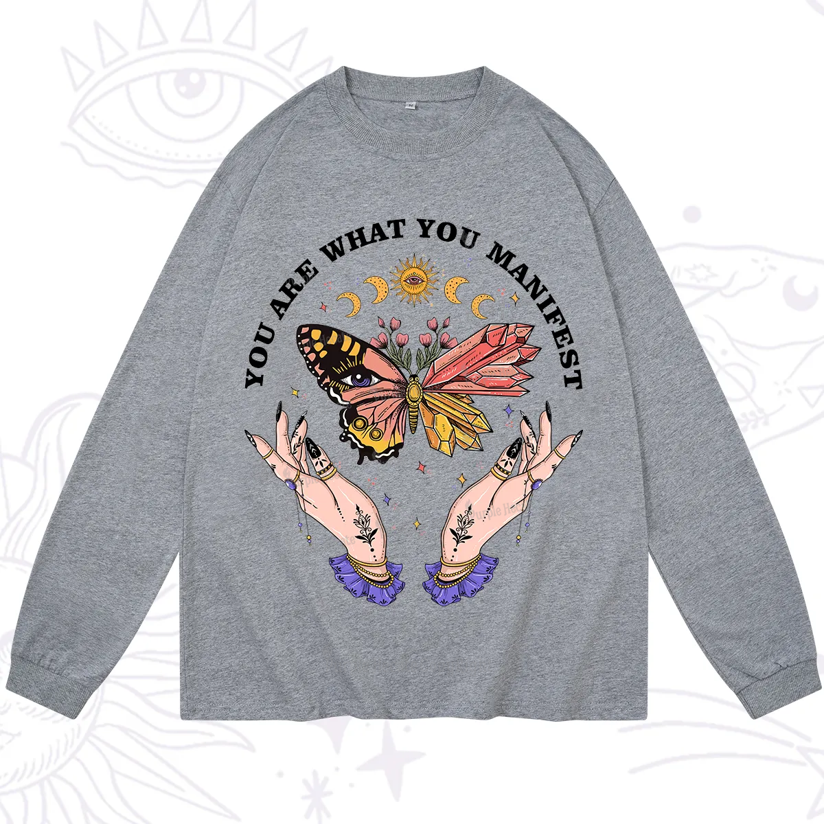 Purplehecate You Are What You Manifest Long Sleeve T-Shirt