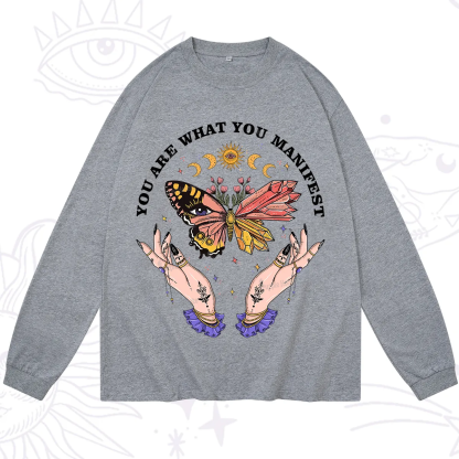 Purplehecate You Are What You Manifest Long Sleeve T-Shirt