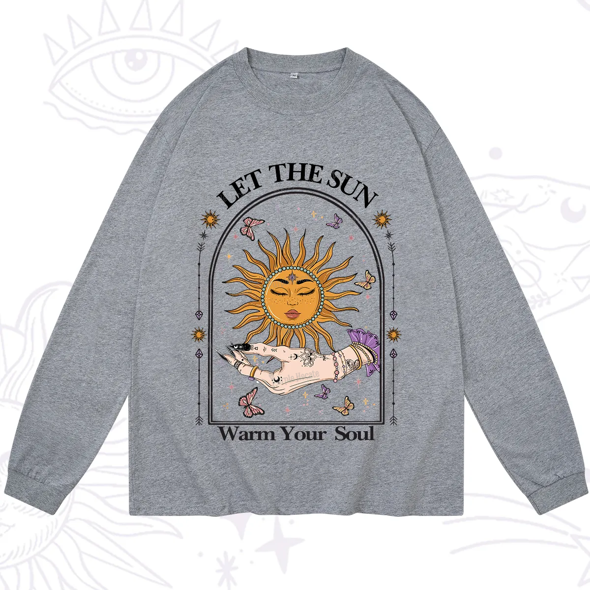 Purplehecate Let The Sun Warm Your Soul Long Sleeve T-Shirt