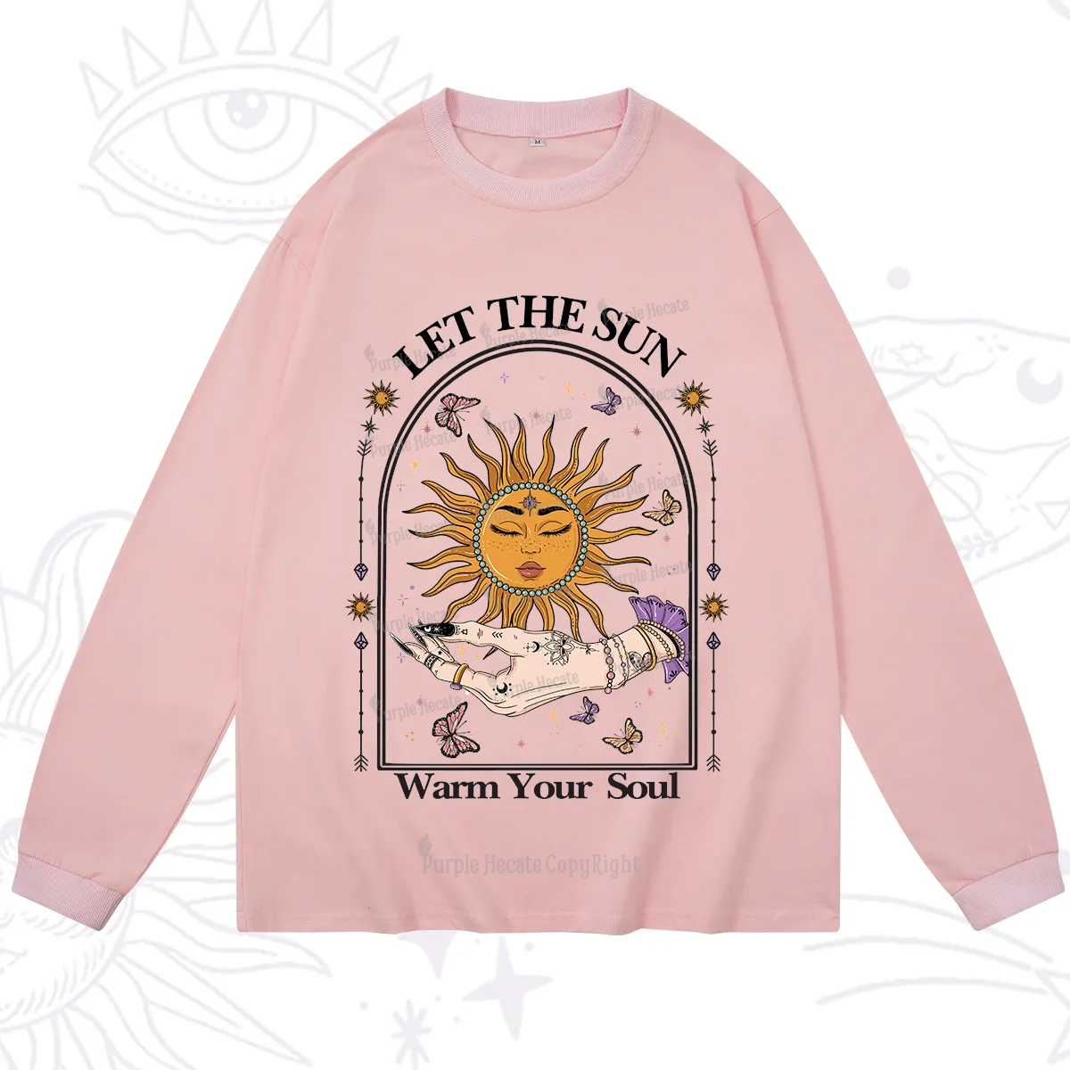 Purplehecate Let The Sun Warm Your Soul Long Sleeve T-Shirt